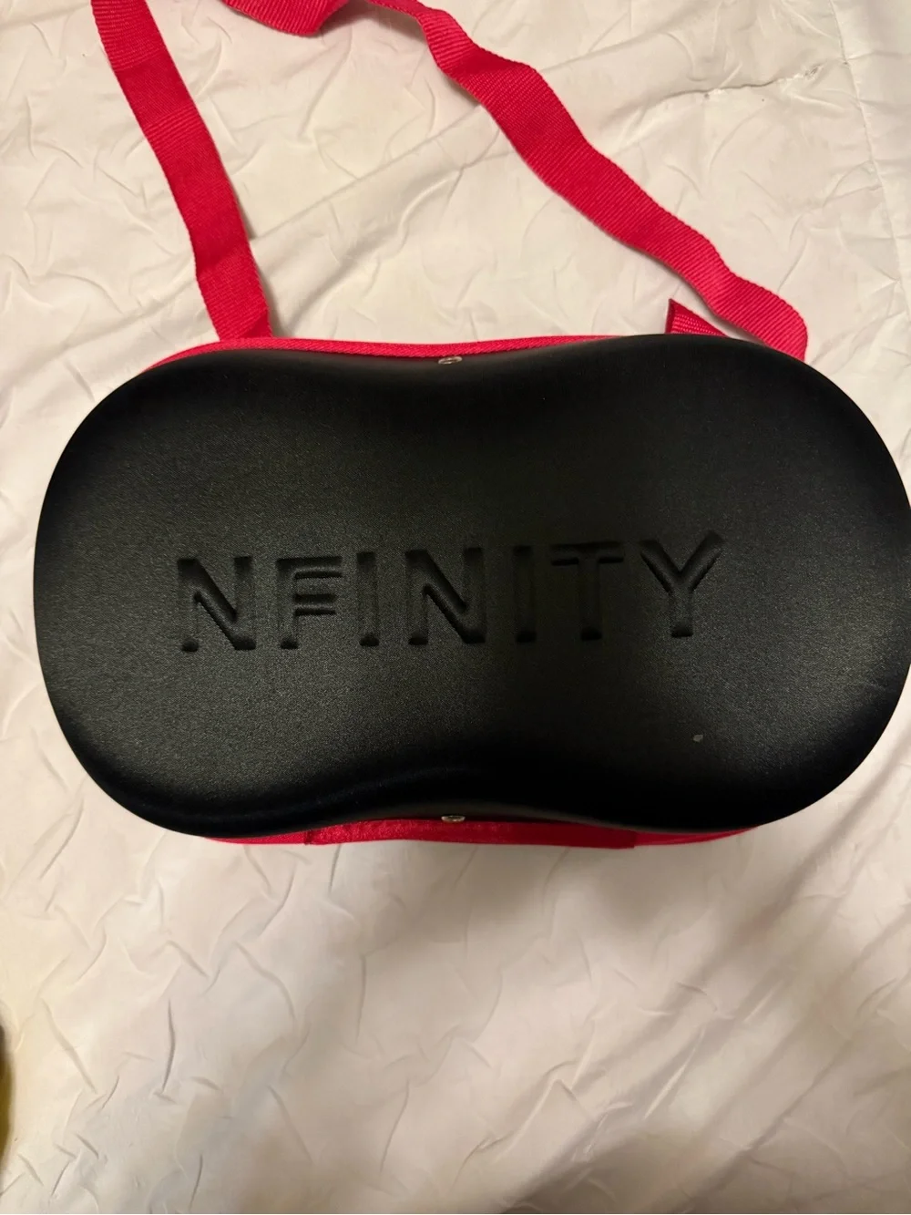 NFINITY Black VR Travel Case with Red Strap